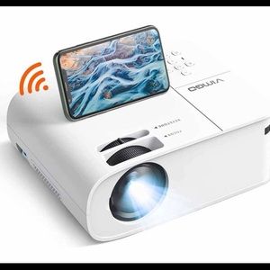VIMGO Mini Projector, Full HD 1080p 9500Lux Mini Projector Wireless